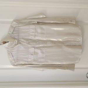 Ralph Lauren shimmery silver shirt